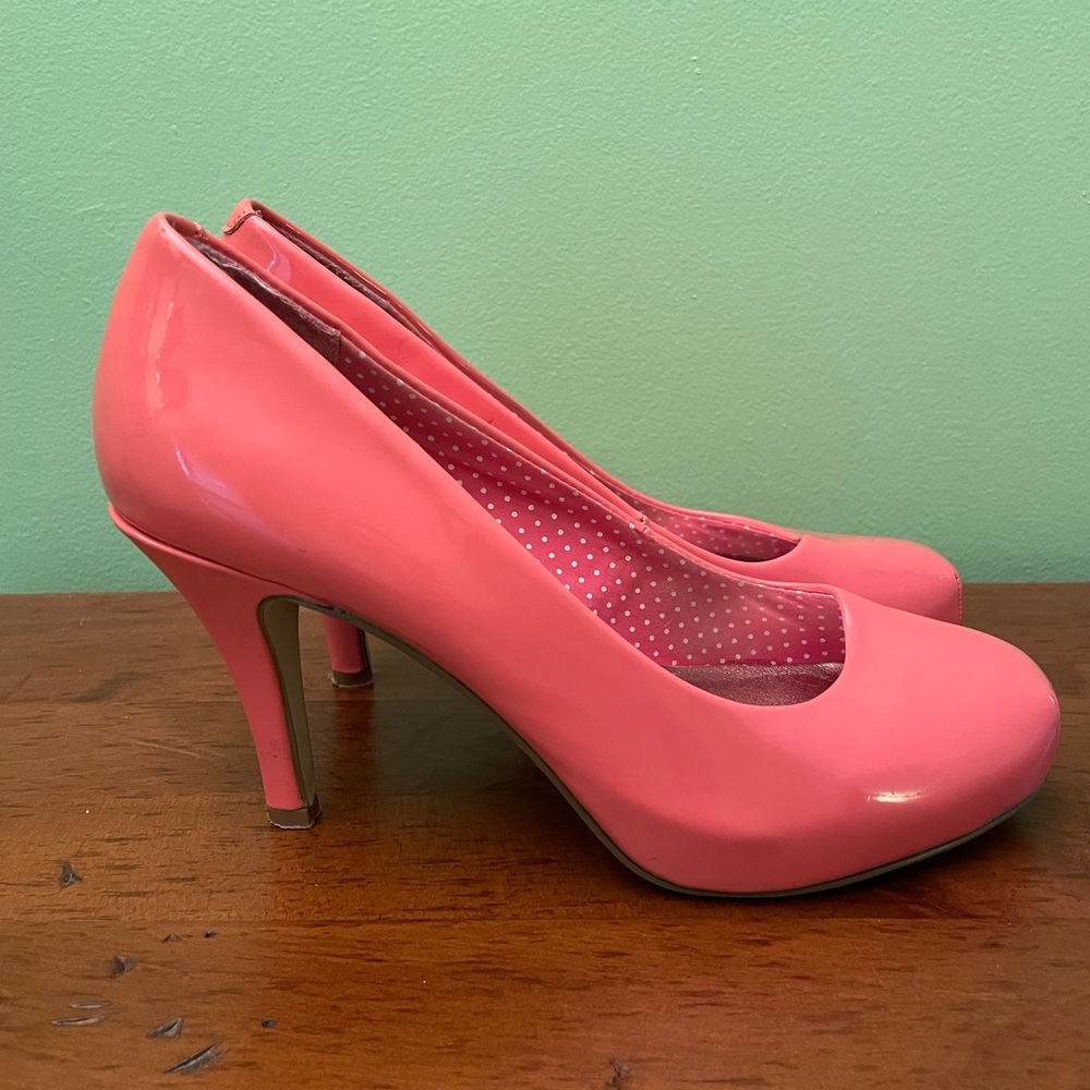 Coral heels by Madden Girl